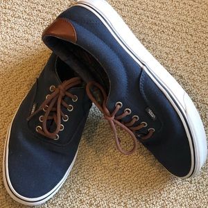 Canvas Navy Blue Vans Men’s 12